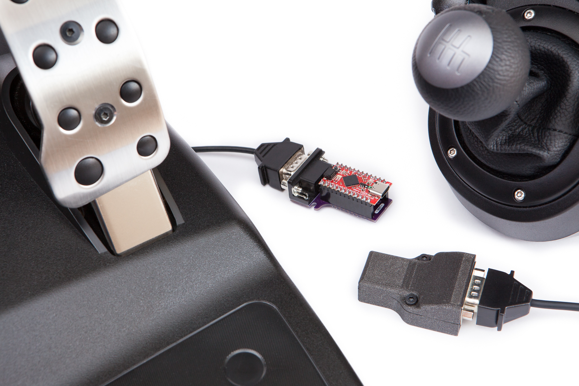 Upgrade Mini Gearshift Adapter Pad Modification Set for Logi-tech